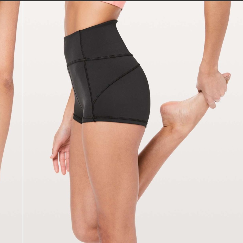 Lululemon High-Waisted Black Women's Shorts